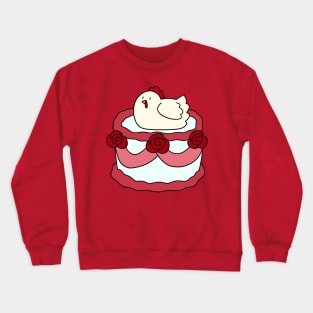 Birthday Cake Hen Crewneck Sweatshirt